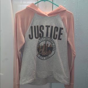 Pink and grey hoddie!